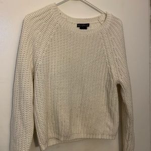 rainbow white sweater